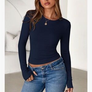 Bundle of 3 PrettyGarden casual long sleeve tops